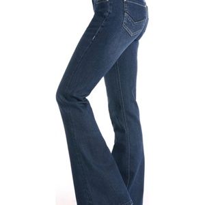 Rock & Roll Cowgirl Flare Leg Mid Rise Jeans 27x34